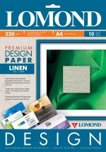 Бумага Lomond Premium матовая Лен, 230 г/м, А4/10 листов код 0933041